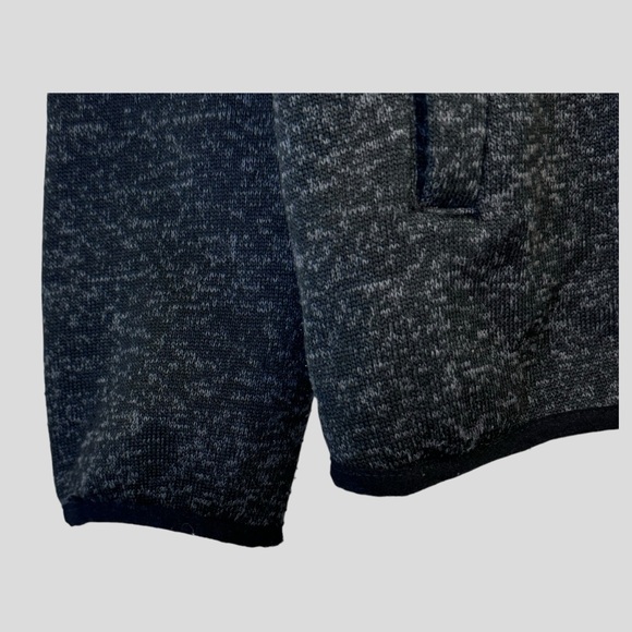 Reebok Men’s Jacket S Black Gray Full Zip Long Sleeves - Picture 3 of 11